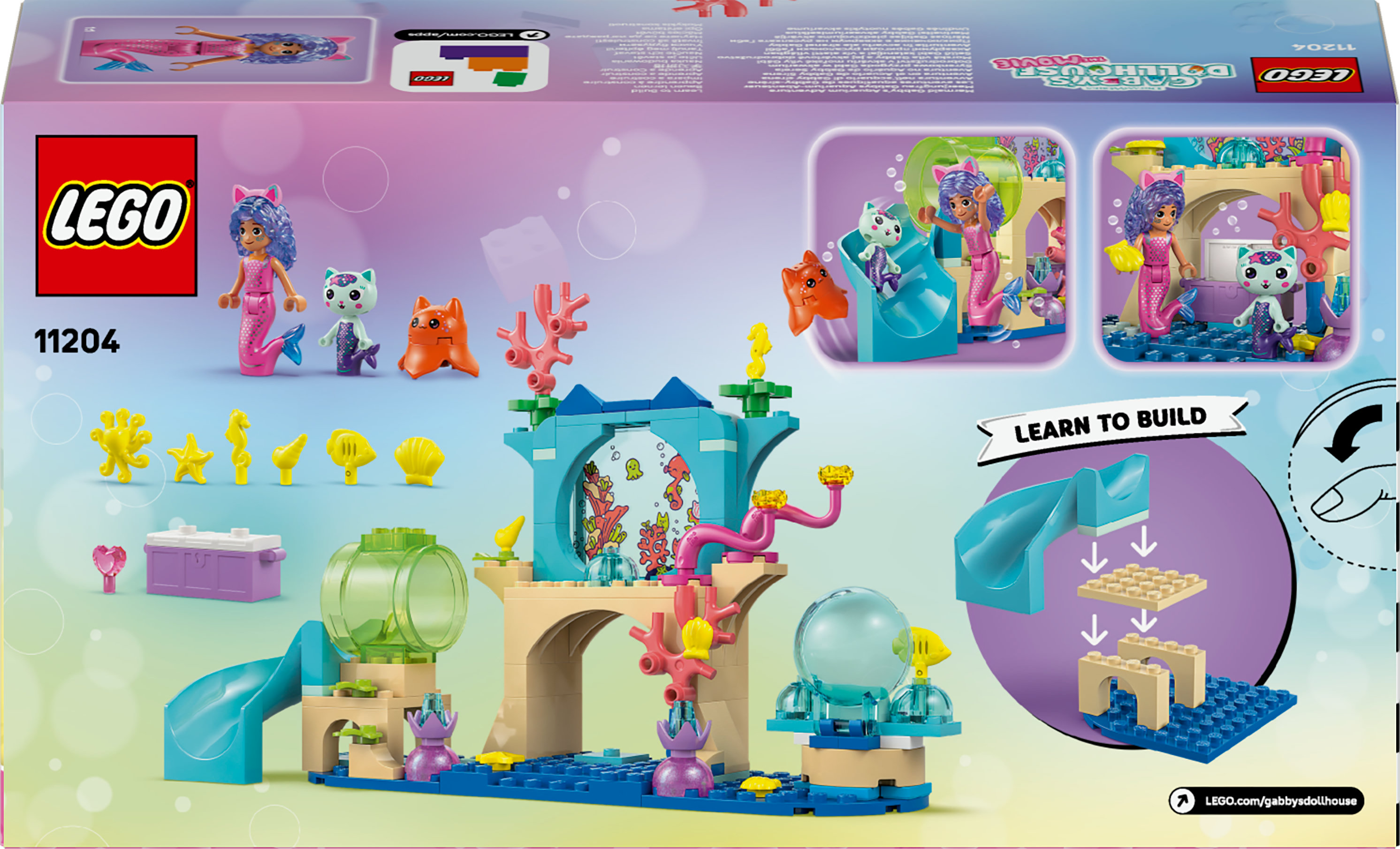 LEGO Gabby&rsquo;s Dollhouse Avventura nell&rsquo;acquario di Gabby sirena