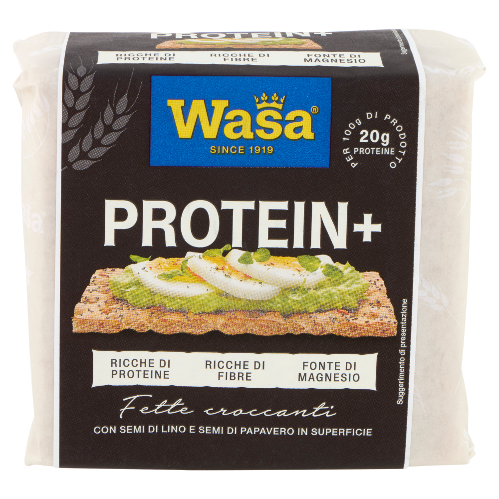 Wasa Protein+ Cracker con 20g di Proteine per 100g Ricche di Proteine 200g
