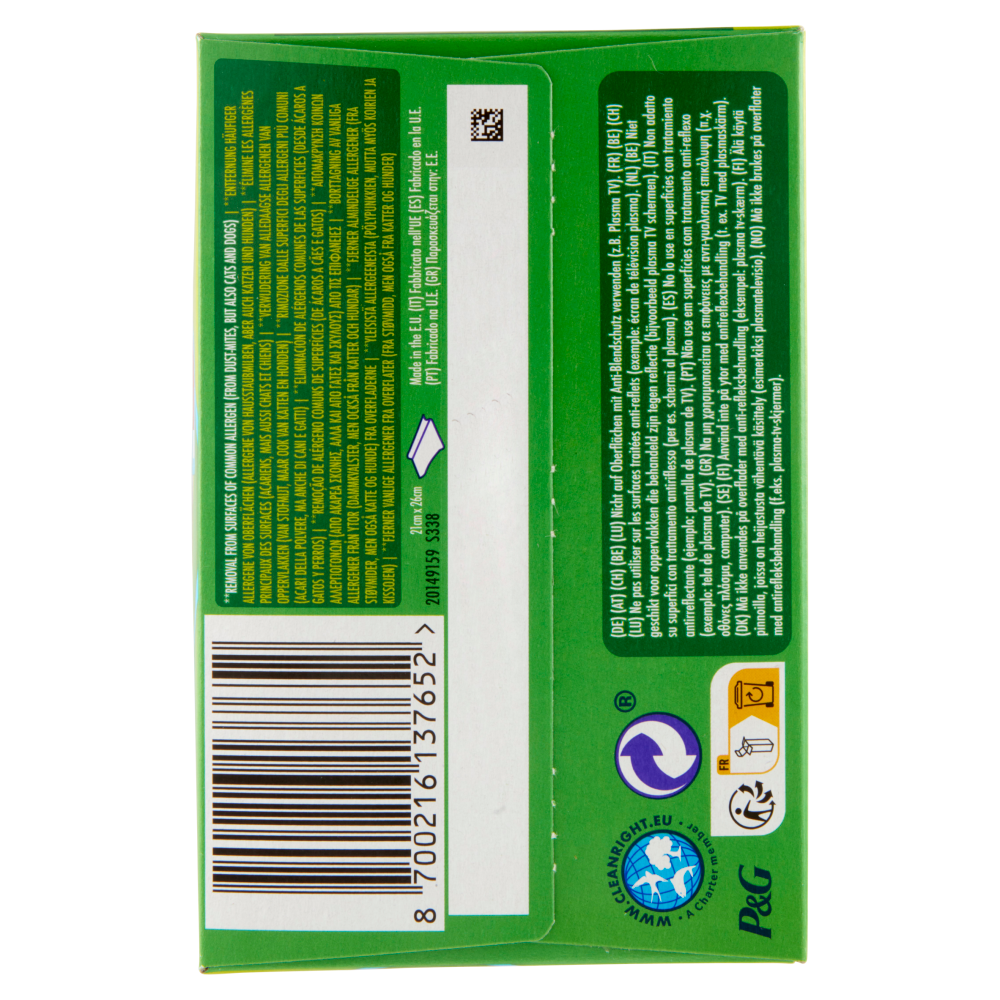 Swiffer Panni Catturapolvere per Scopa Swiffer - Ricarica 13 Panni