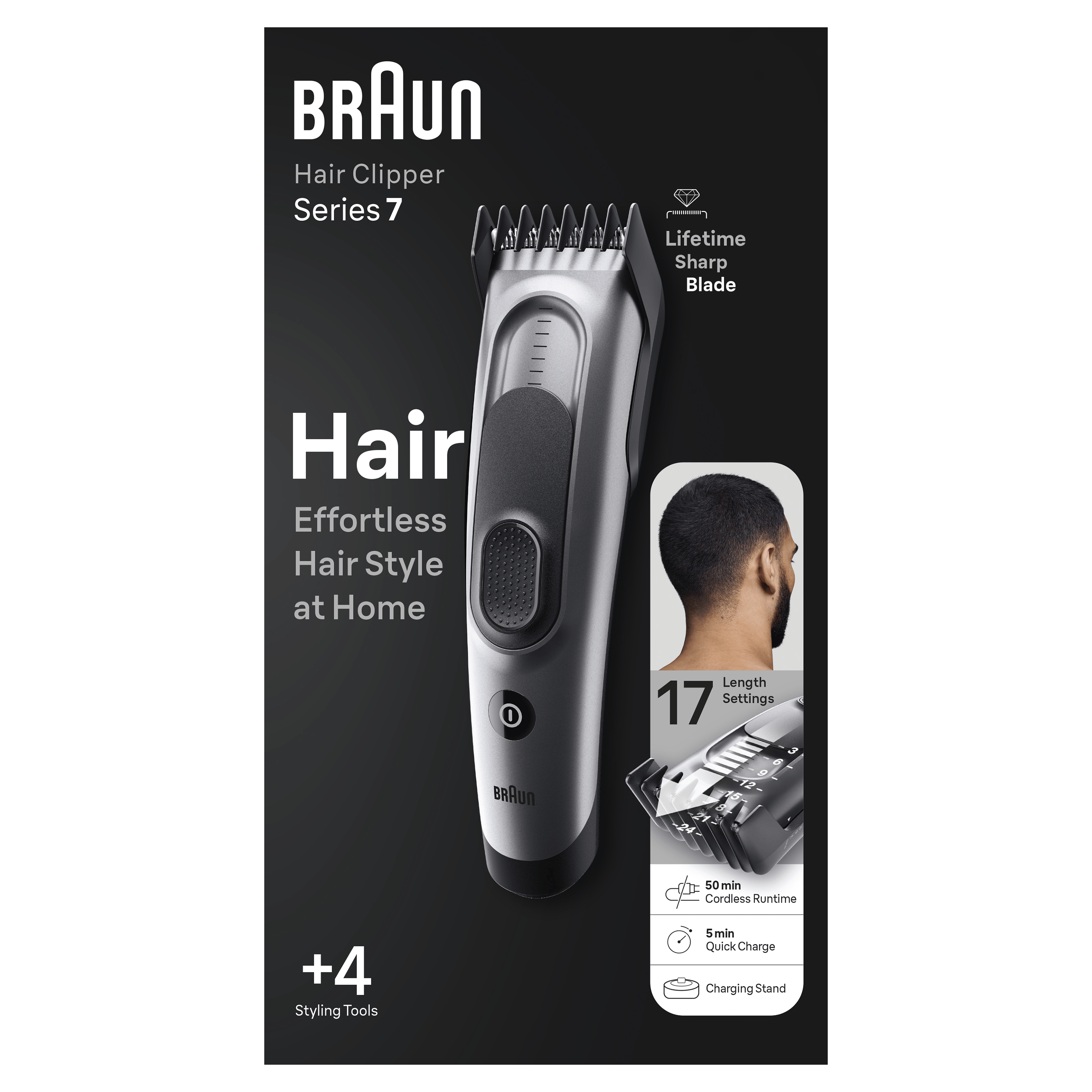 Braun Series 7 HC7390 Tagliacapelli