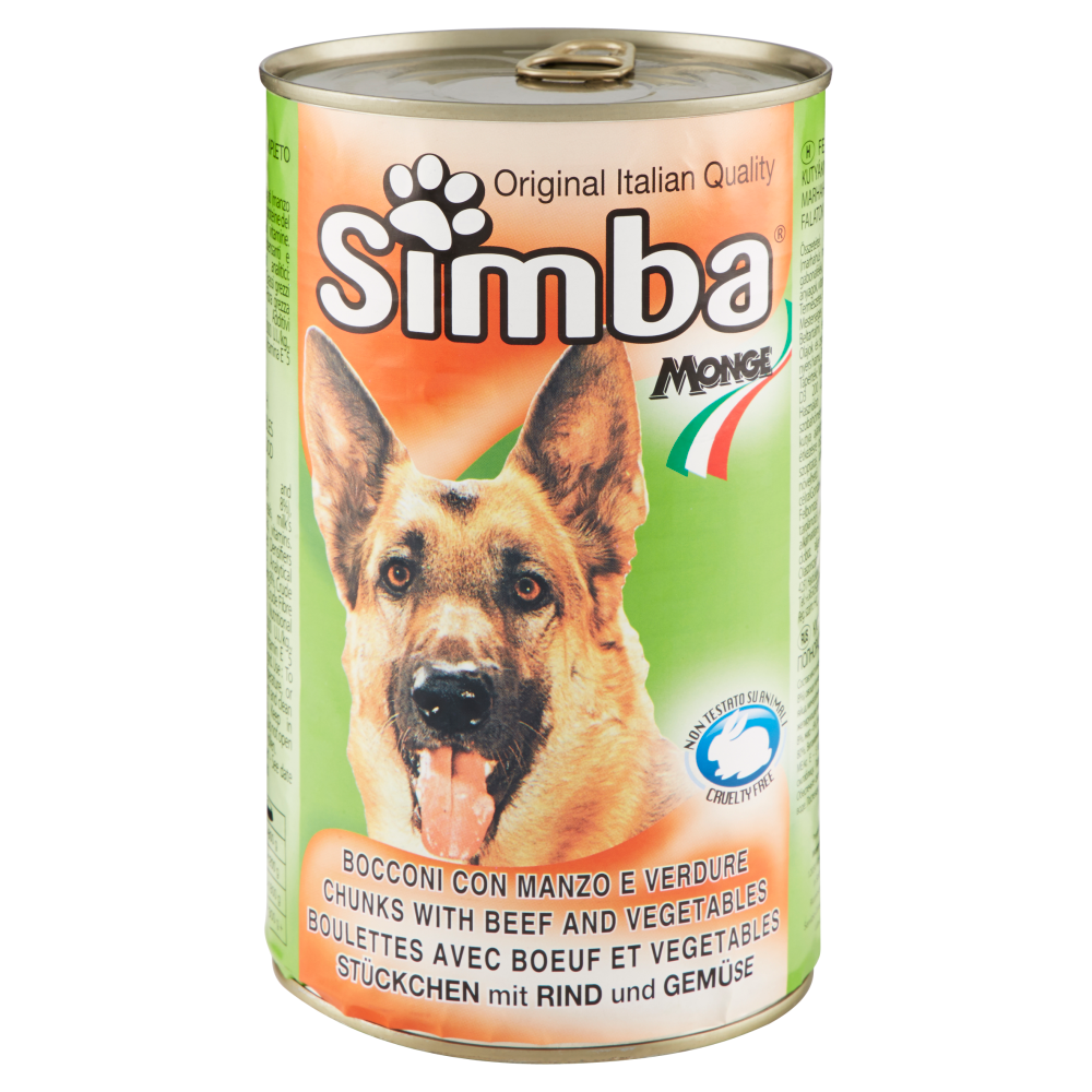 Simba Bocconi con Manzo e Verdure 1230 g