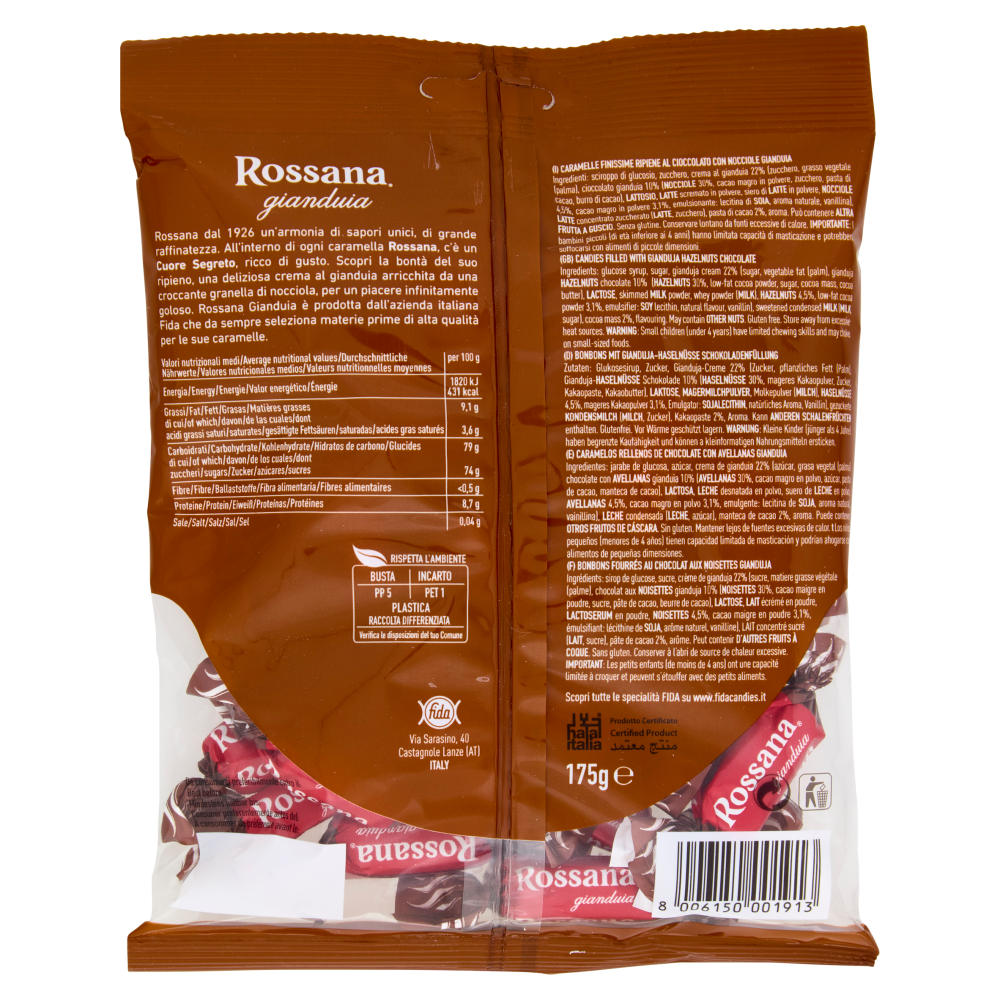 Rossana gianduia 175 g