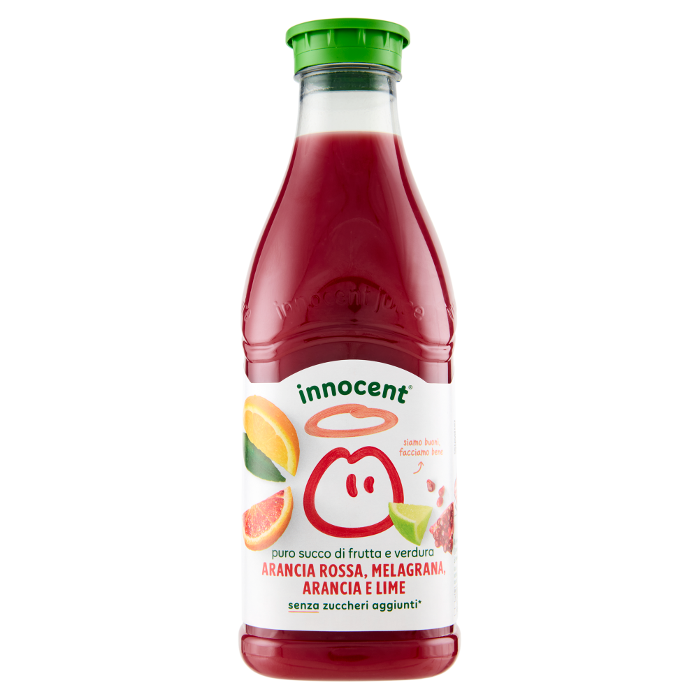 innocent puro succo di frutta Arancia Rossa, Melagrana, Arancia e Lime 900 ml