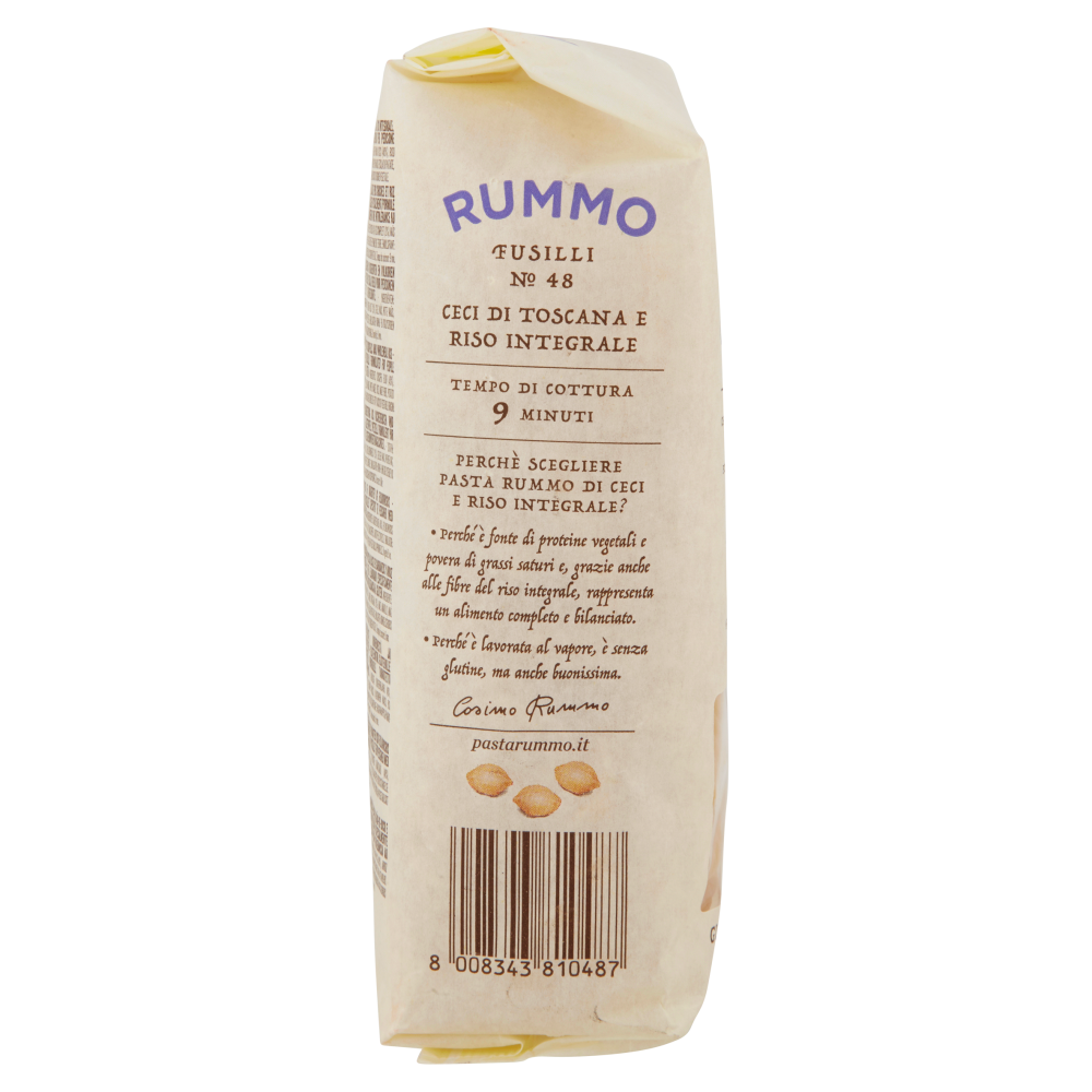 Rummo Ceci di Toscana e Riso Integrale Fusilli N&deg; 48 300 g