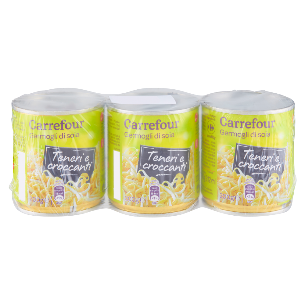 Carrefour Germogli di Soia 3 x 200 g