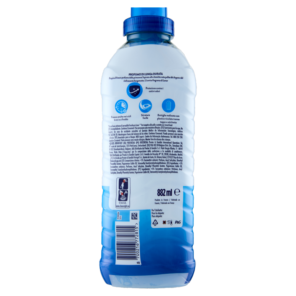 Lenor Ammorbidente Lavatrice Concentrato, Risveglio Primaverile, 42 Lavaggi 882 ml
