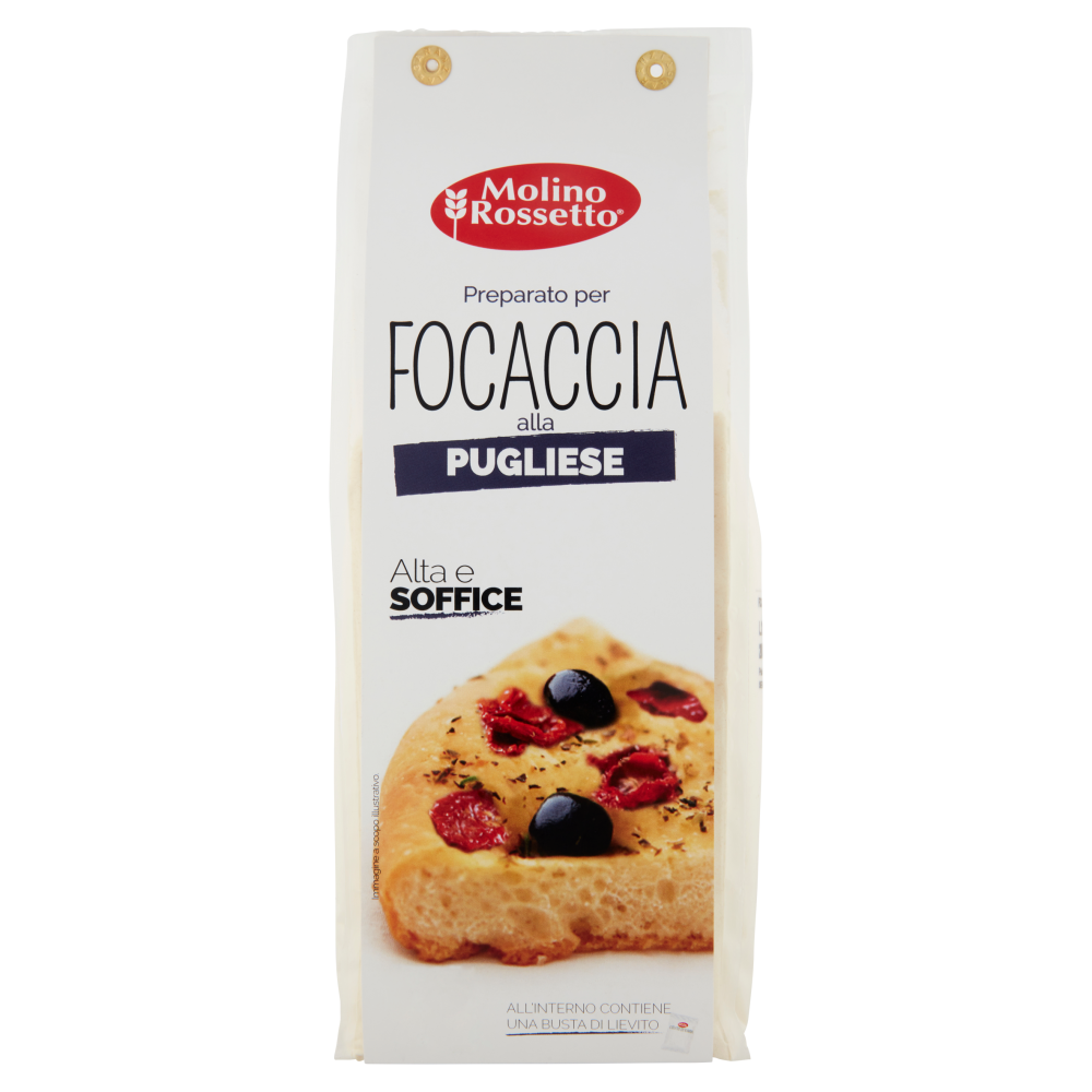 Molino Rossetto Preparato per Focaccia alla Pugliese 500 g