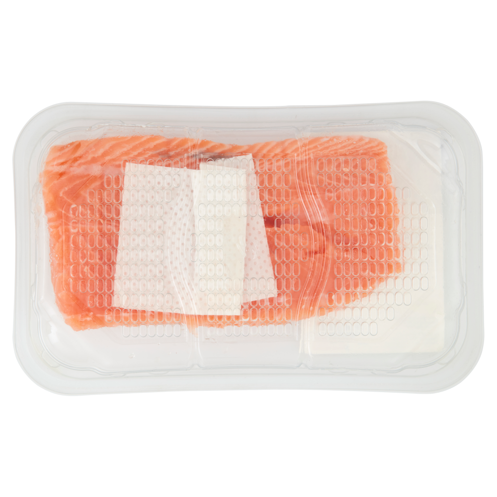 Carrefour il Mercato Salmone Norvegese Cuore di Filetto di Salmone ASC Senza Pelle Senza Spine