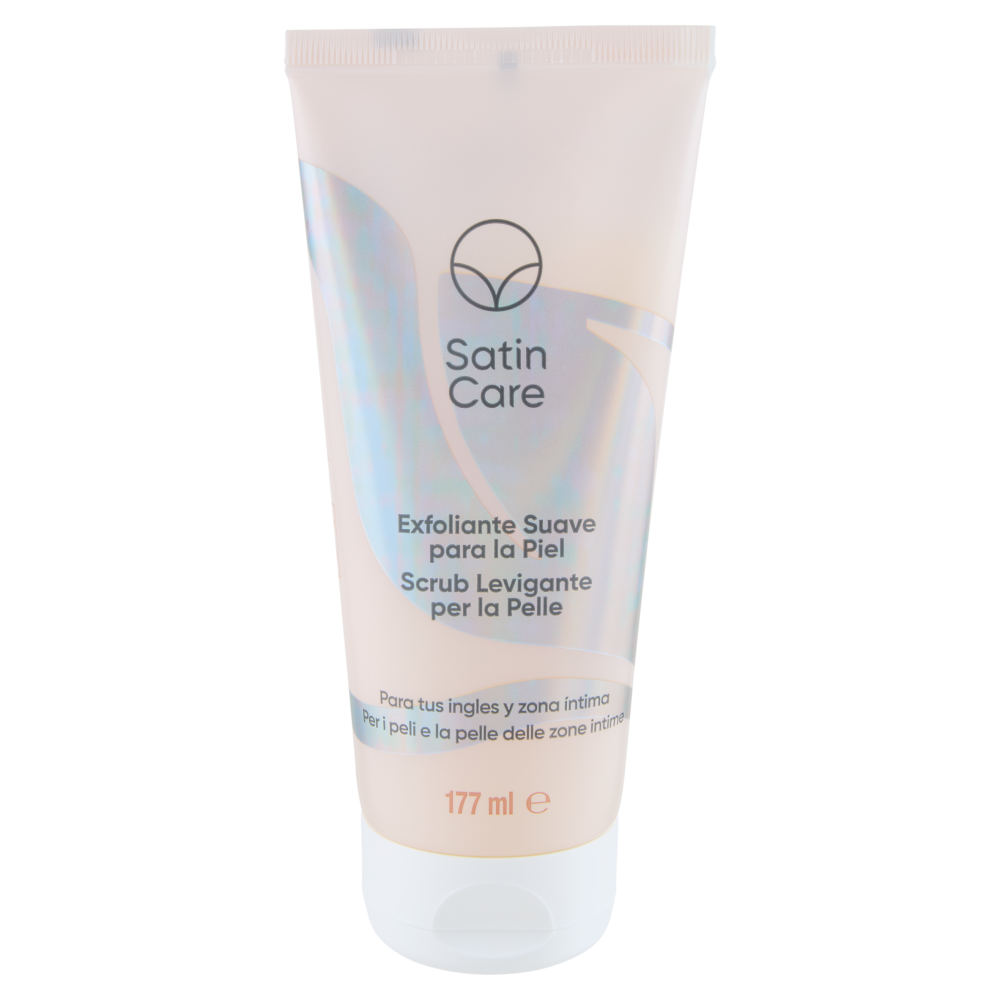Satin Care Scrub Levigante per la Pelle per i peli e la pelle delle zone intime 177 ml