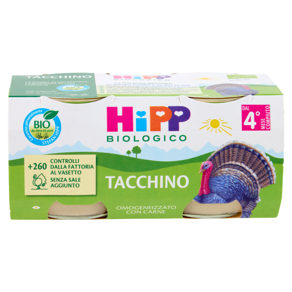 HiPP Biologico Tacchino 2 x 80 g