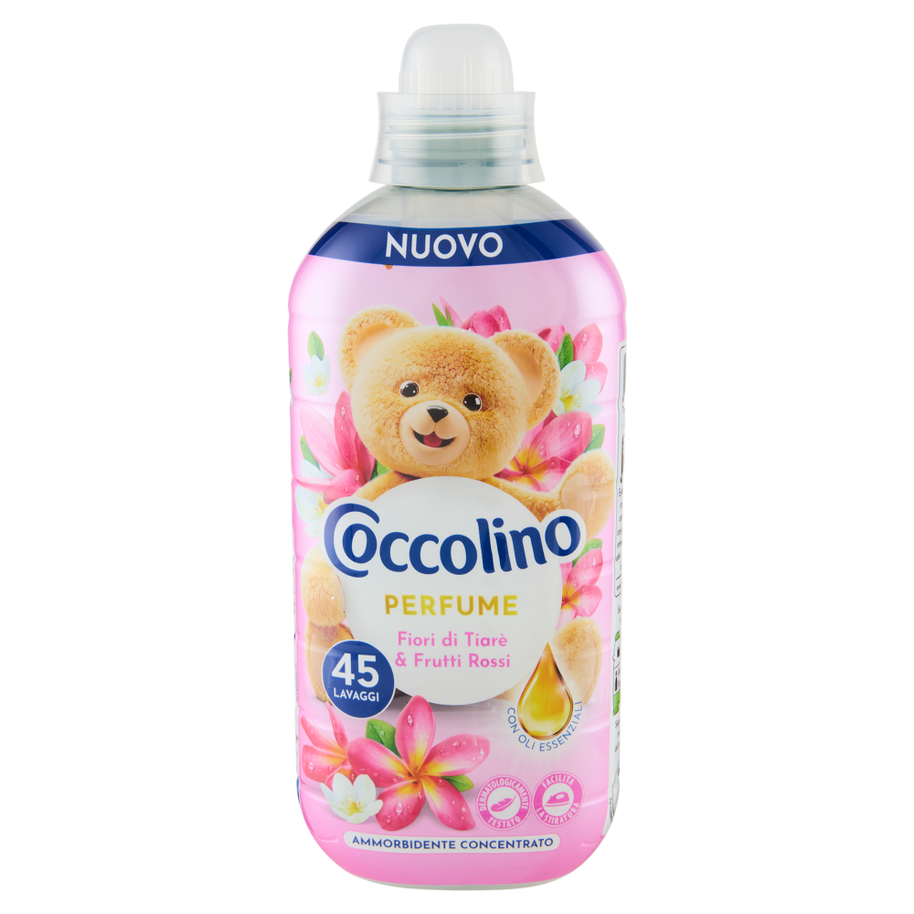 Coccolino Ammorbidente Concentrato Perfume Fiori di Tiar&egrave; & Frutti Rossi 45 Lavaggi 952 ml