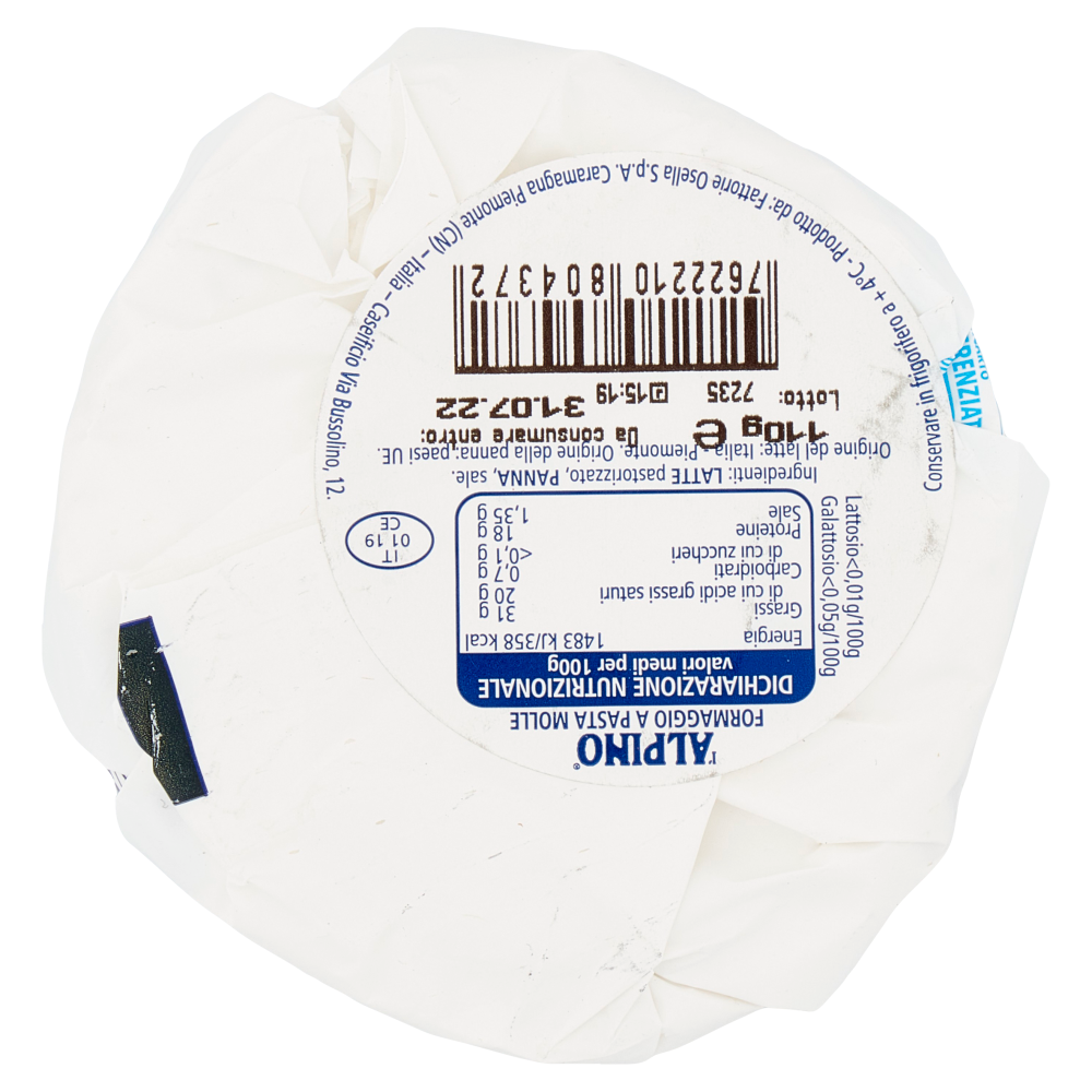 Fattorie Osella formaggio a pasta molle Alpino 110 g