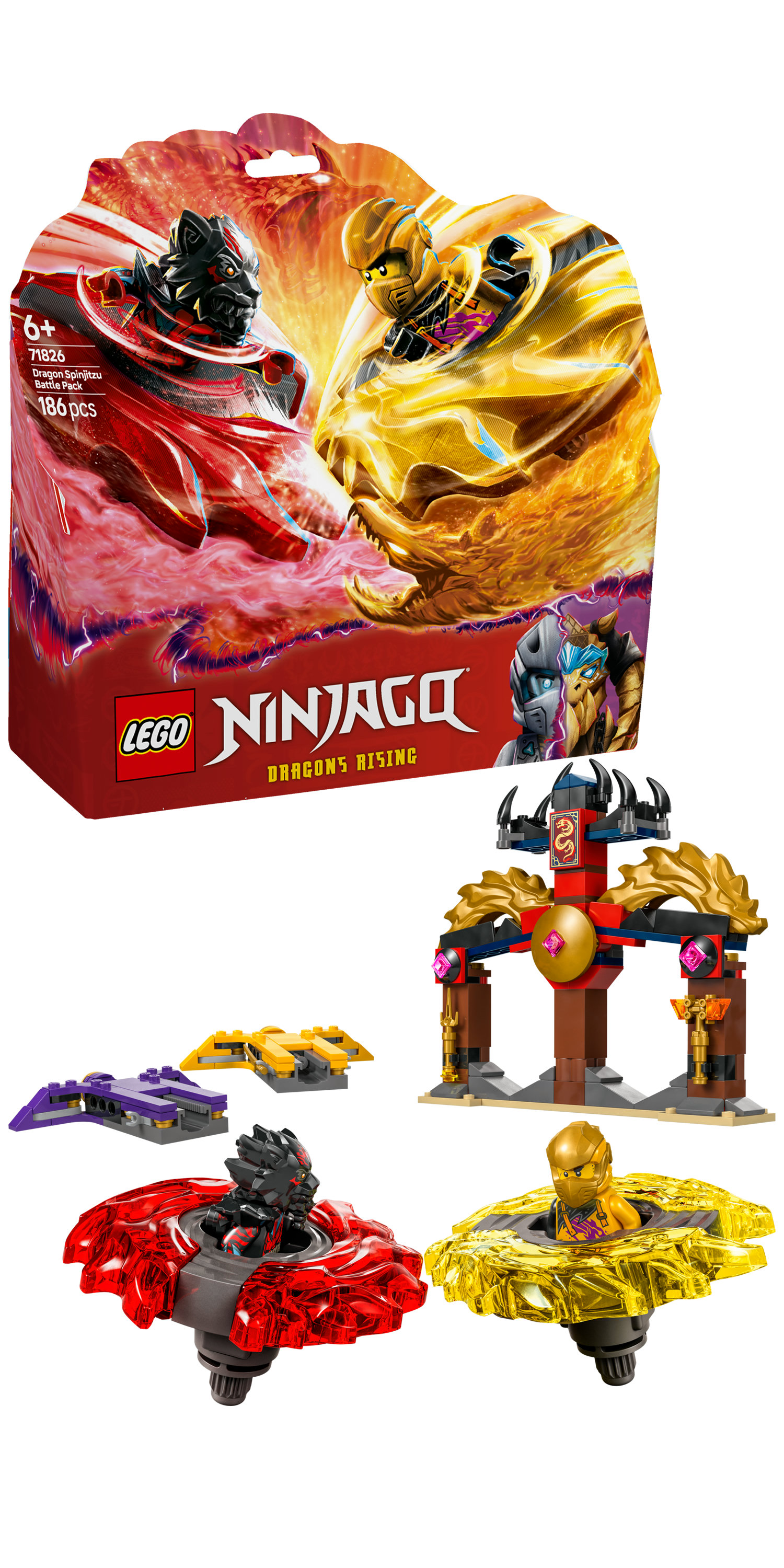LEGO NINJAGO Battle Pack draghi dello Spinjitzu