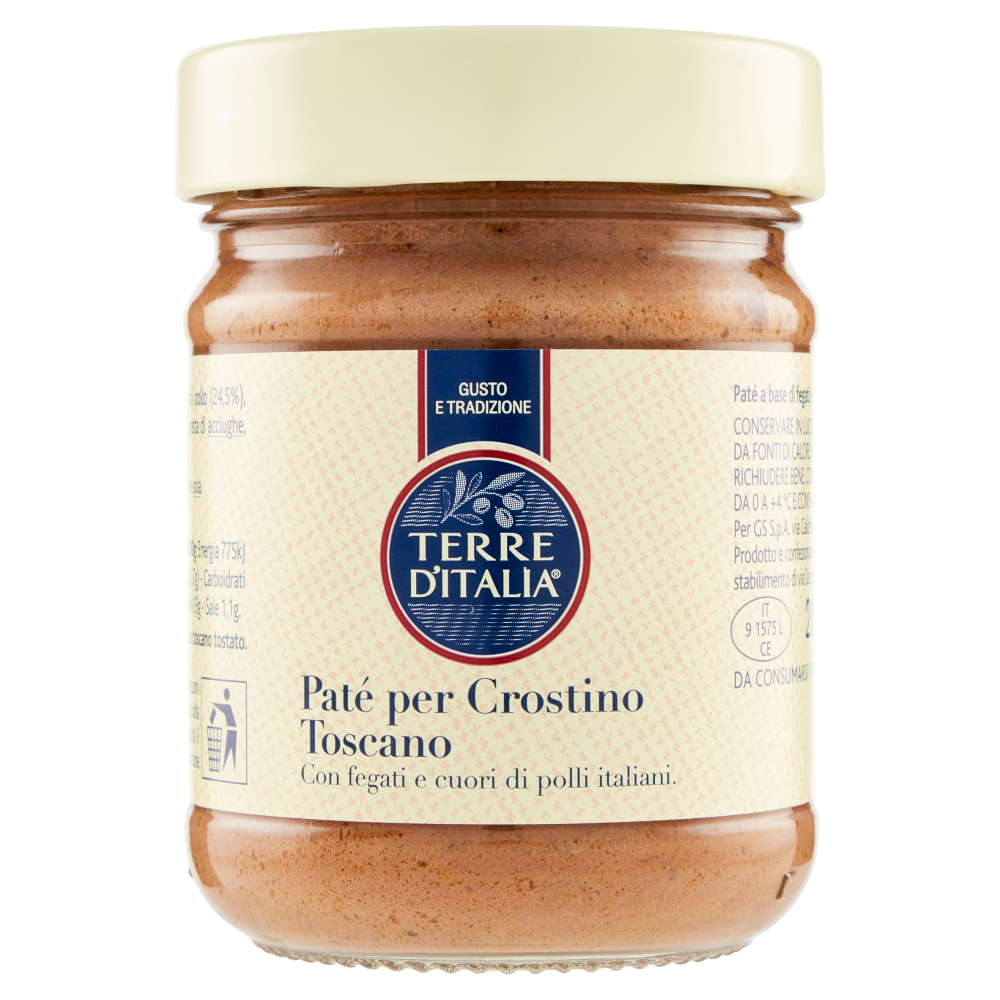 Terre d'Italia Paté per Crostino Toscano 200 g