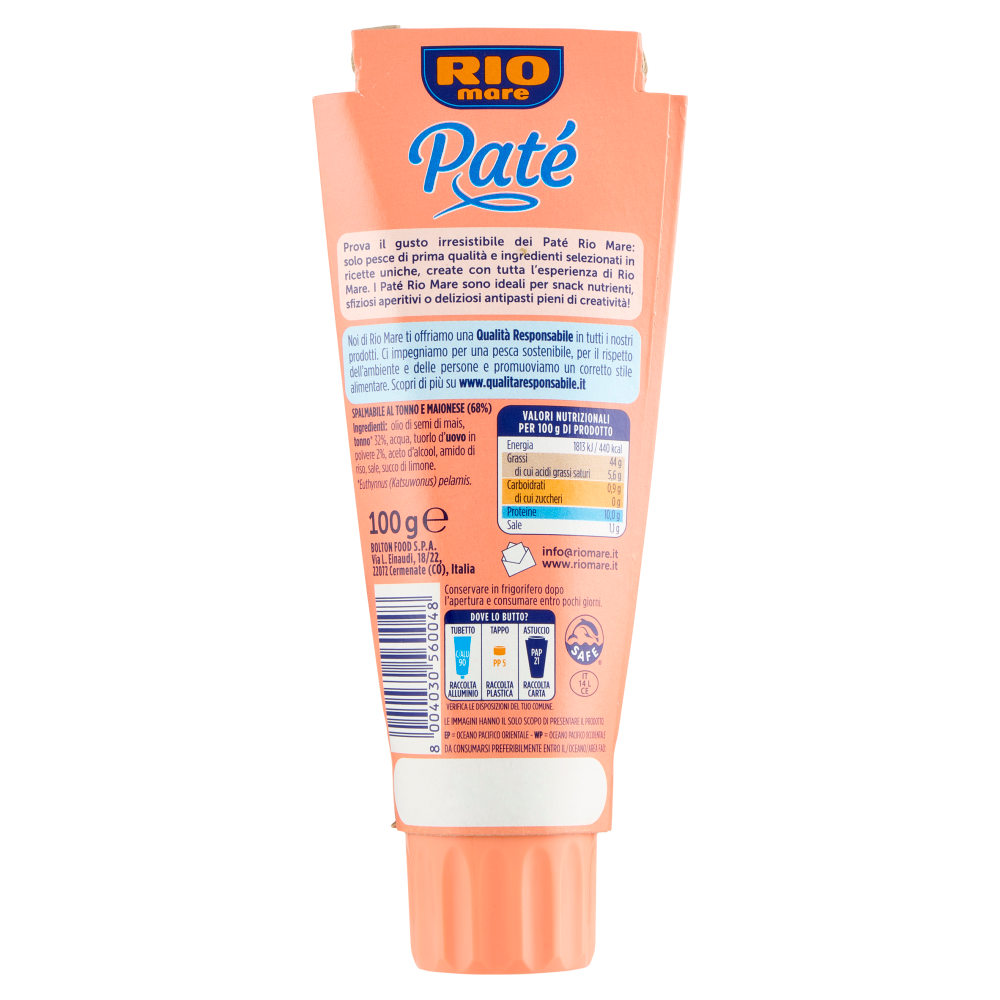Rio mare Patè Tonno e Maionese 100 g
