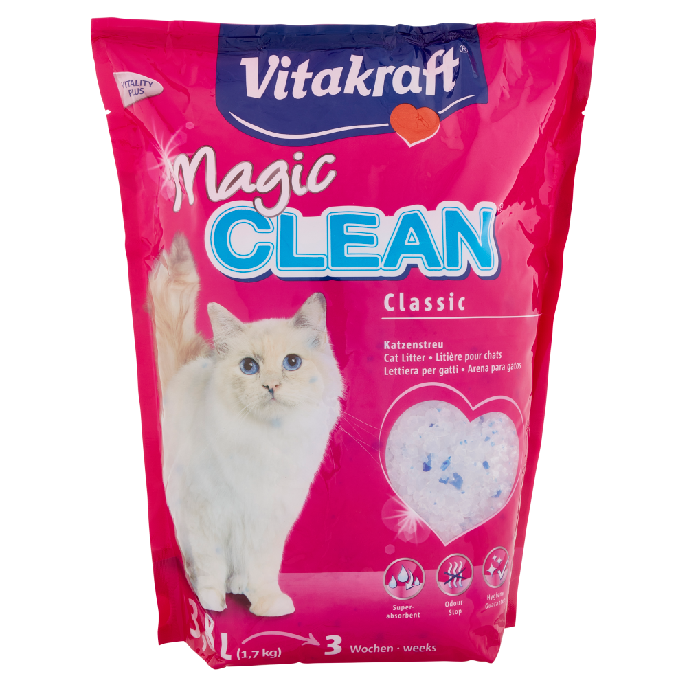 Por lo tanto Atrevimiento Dormitorio Vitakraft Magic Clean Classic Lettiera per gatti 3,8 L | Carrefour