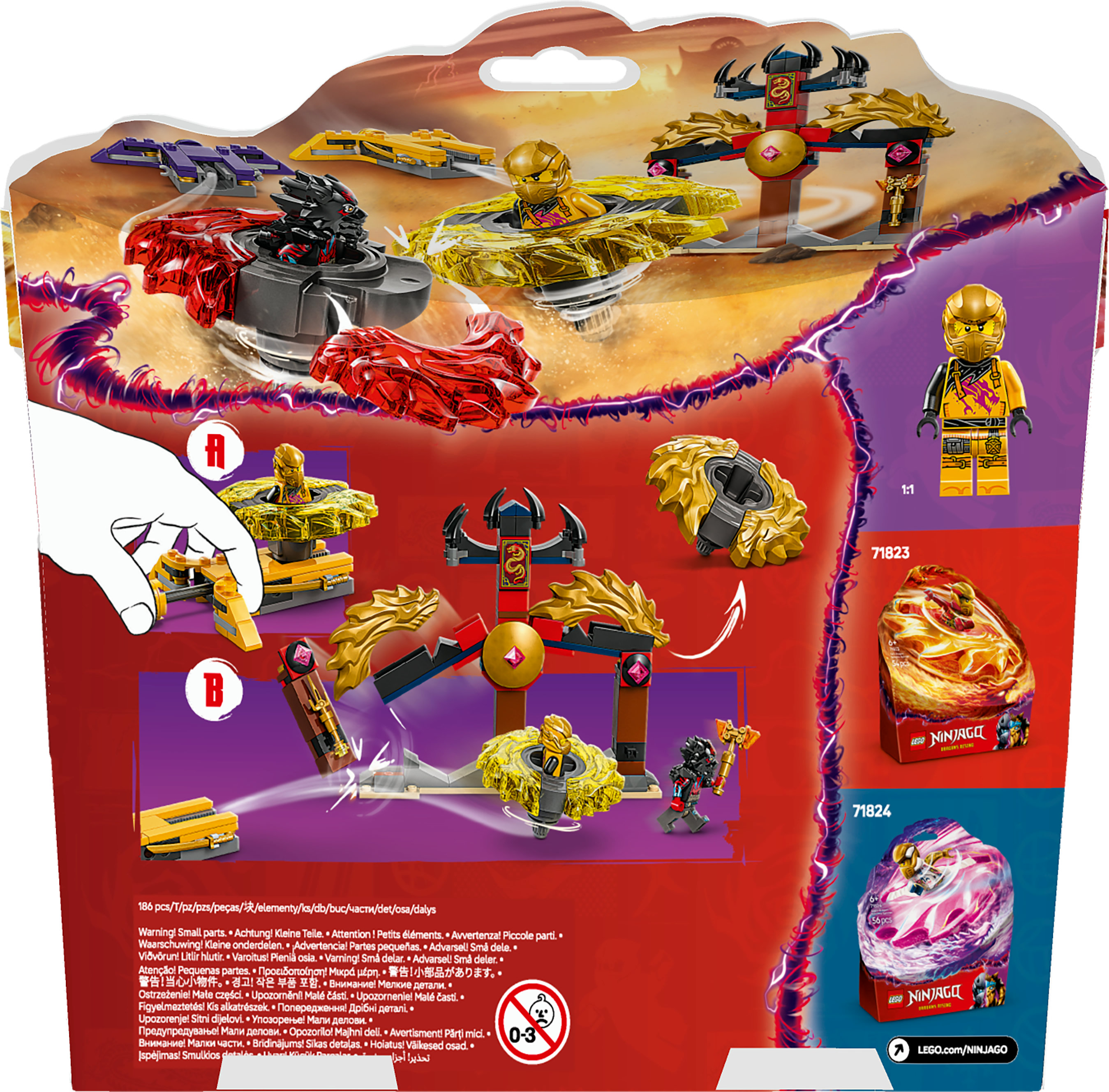 LEGO NINJAGO Battle Pack draghi dello Spinjitzu