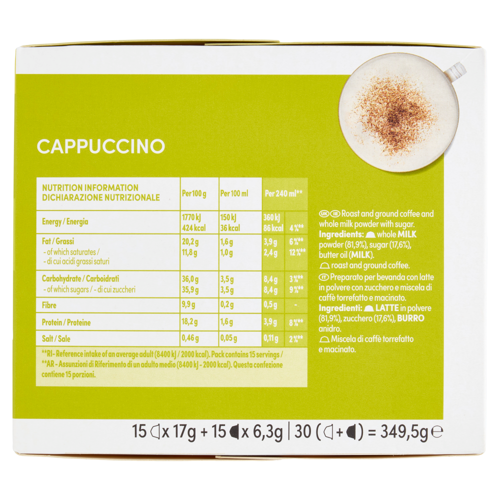 NESCAFÉ DOLCE GUSTO Cappuccino 30 Capsule 349,5g