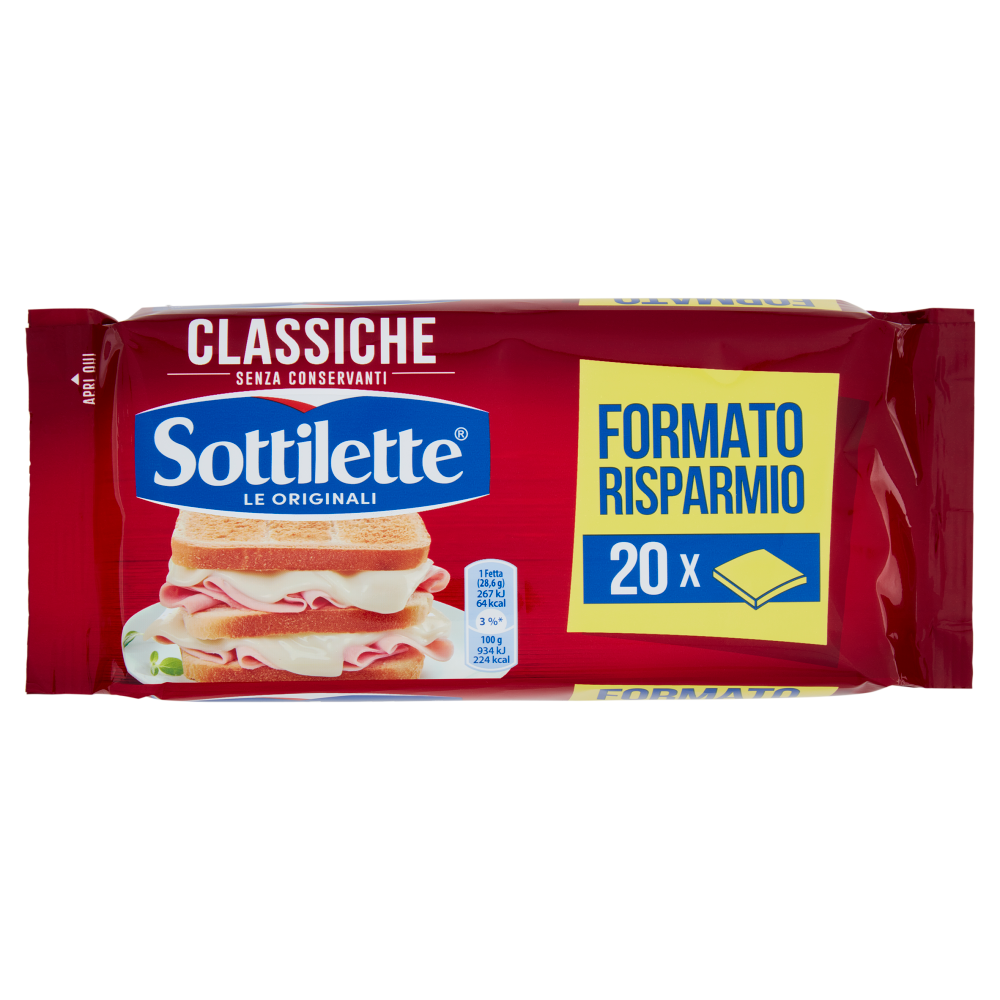 Sottilette Classiche formaggio fuso a fette - 571 g