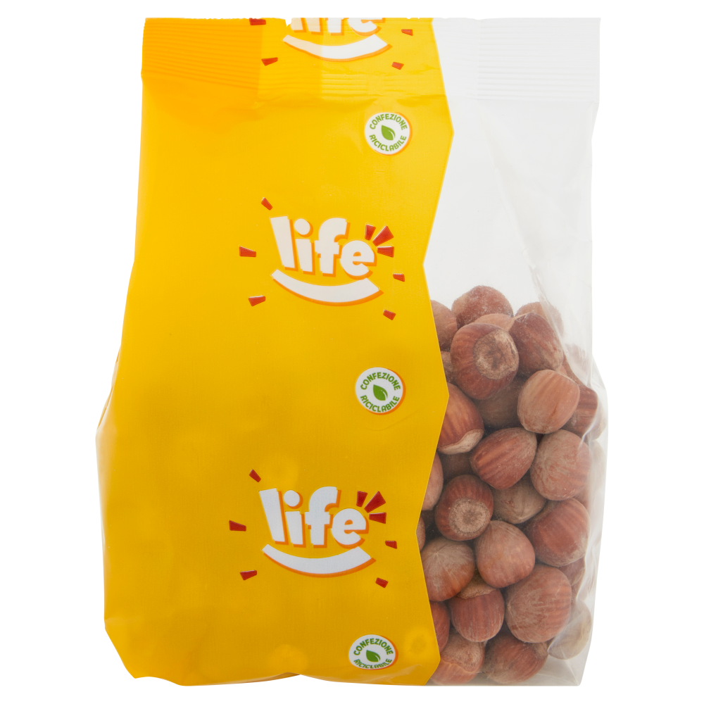 life Nocciole Tostate Guscio 500 g