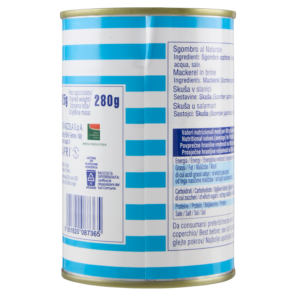 Capri Sgombro al Naturale 425 g