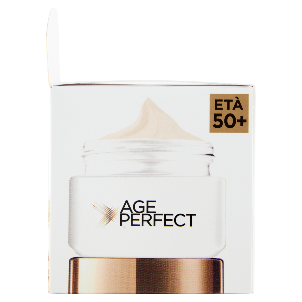 L'Or&eacute;al Paris Age Perfect, Crema Viso Re-idratante per Pelli Mature, 50 ml