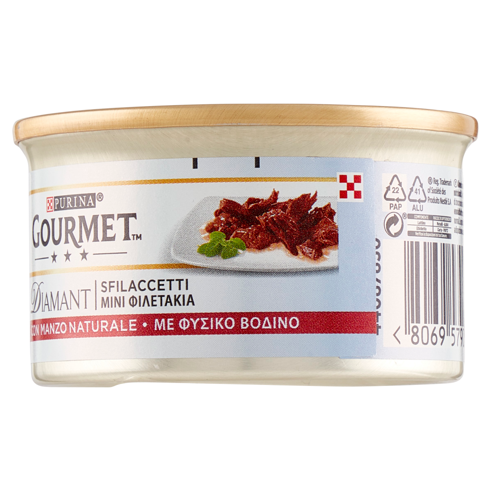 PURINA GOURMET Diamant Sfilaccetti con Manzo Prelibato 85g