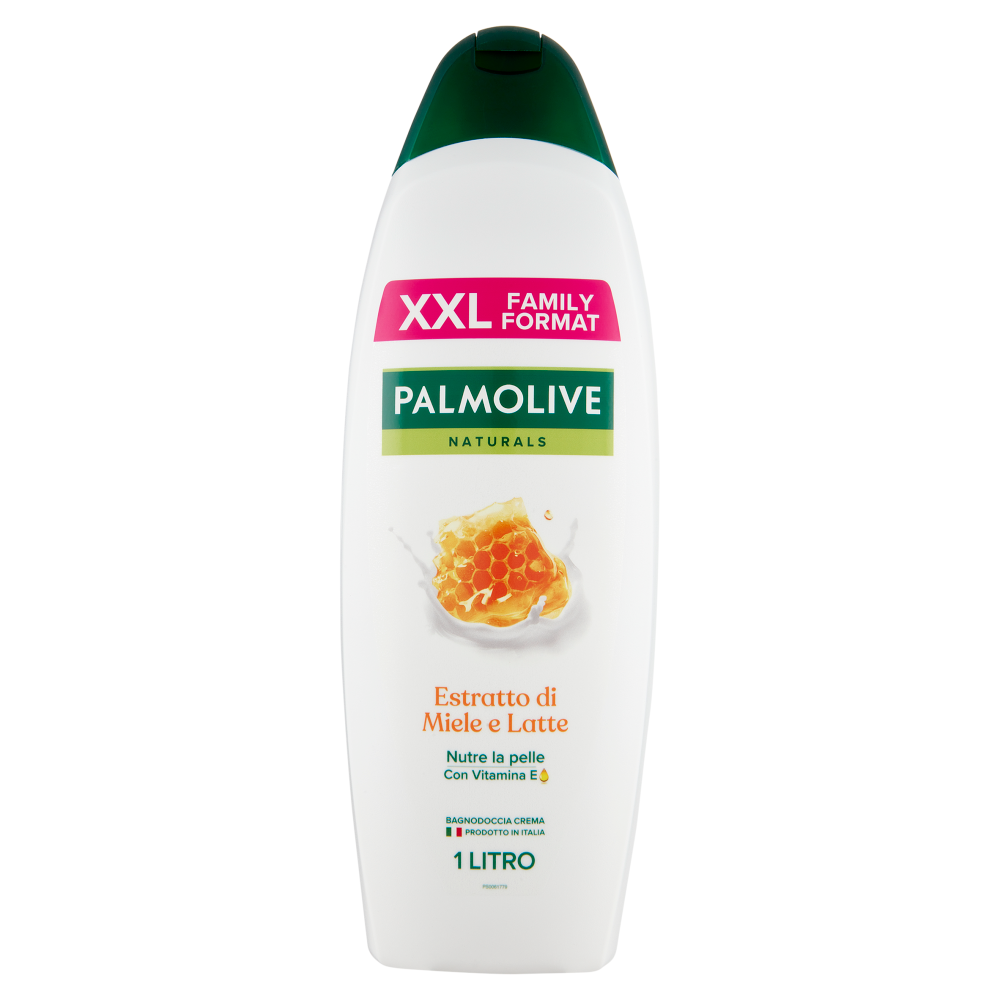 Palmolive bagnoschiuma Naturals Miele e Latte idratante 1 L