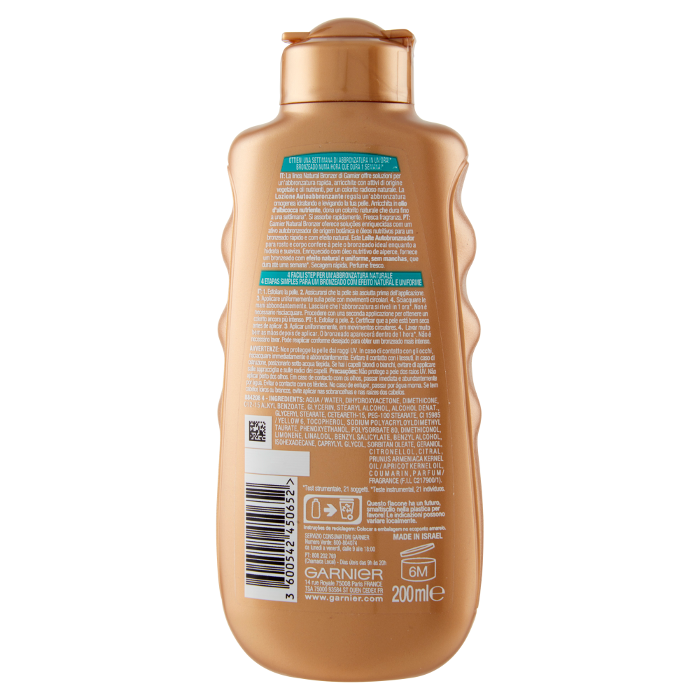 Garnier Ambre Solaire Latte Autoabbronzante 200ml