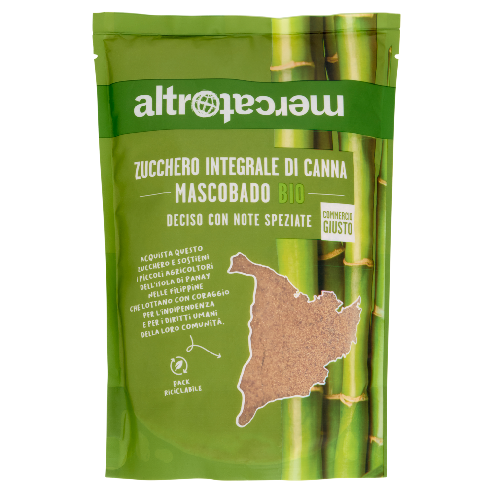 altromercato Zucchero Integrale di Canna Mascobado Bio 500 g