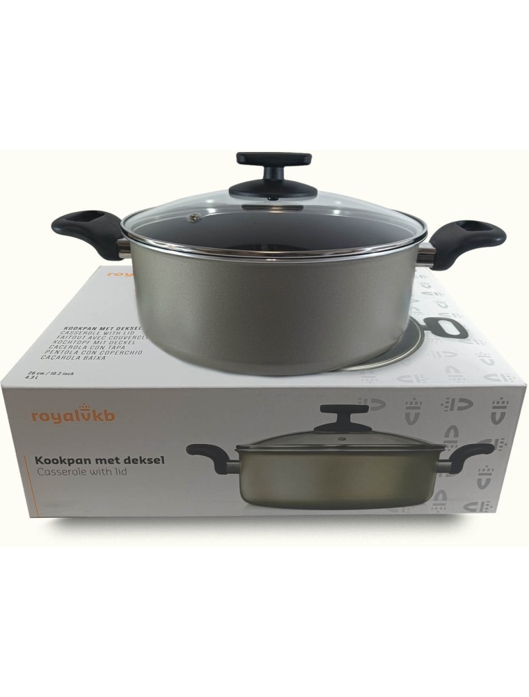 Royal VKB Pentola Сasseruola Royal 26cm con coperchio