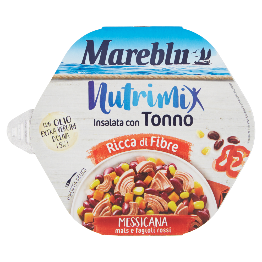 Mareblu Nurtimix Insalata con Tonno Ricca di Fibre Messicana 220 g
