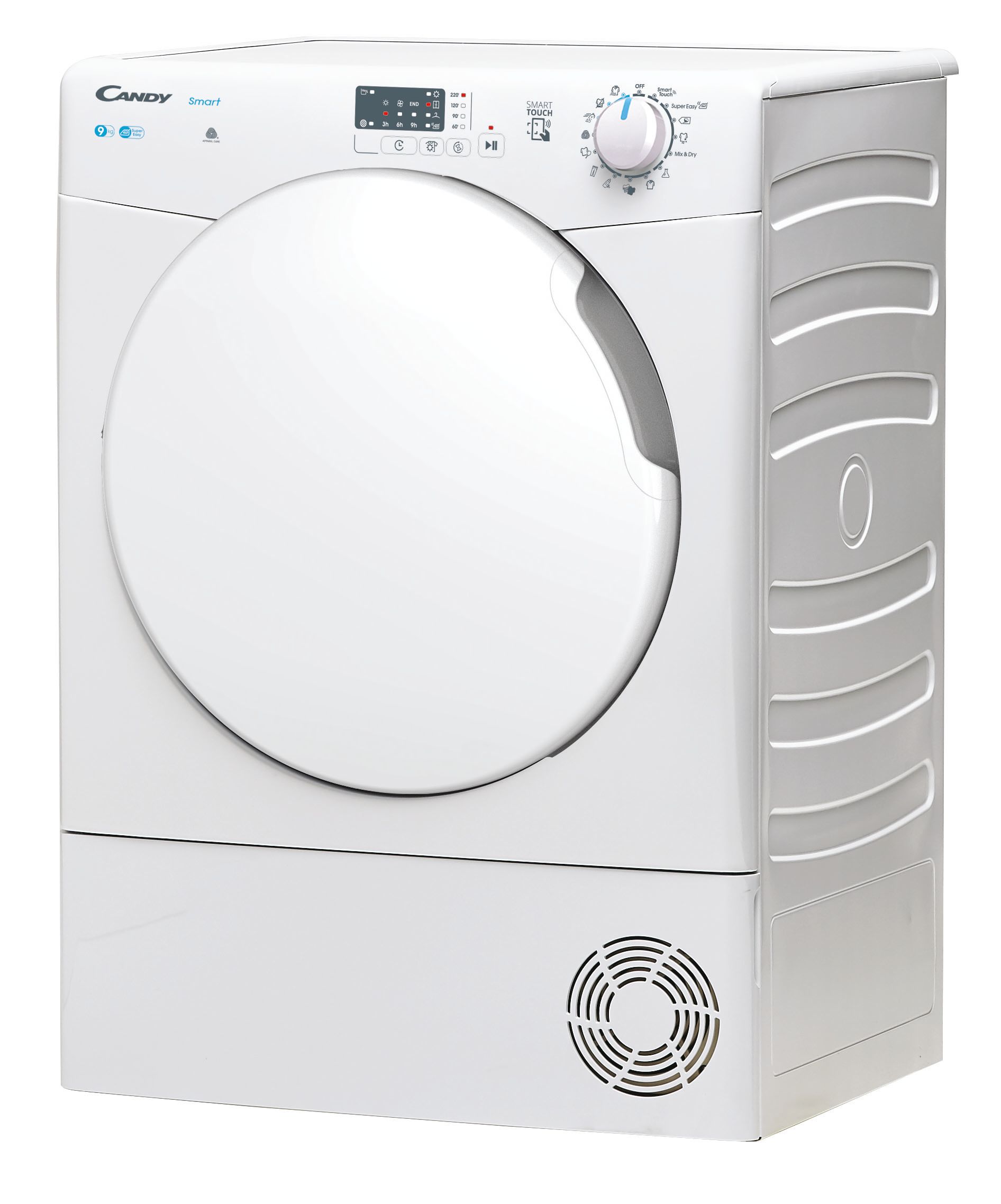 Candy Smart CSE C9LF-S asciugatrice Libera installazione Caricamento frontale 9 kg Bianco