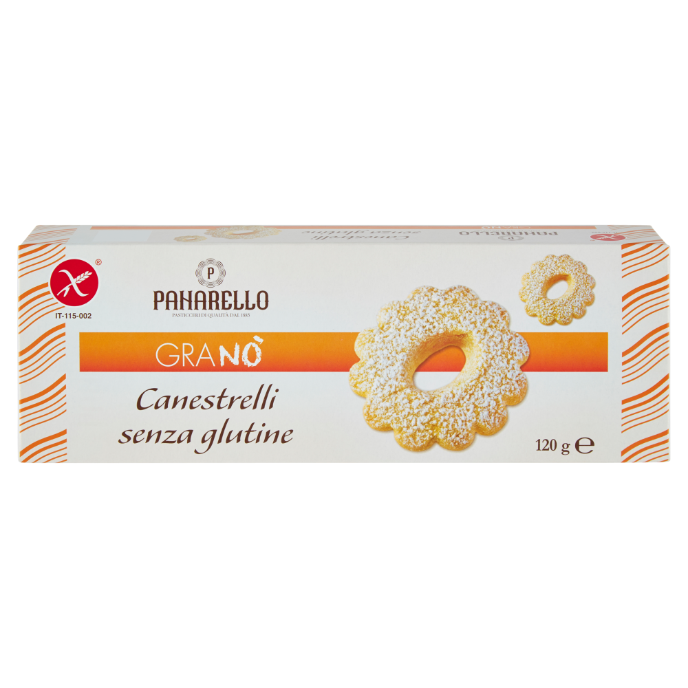 Panarello Gran&ograve; Canestrelli senza glutine 120 g