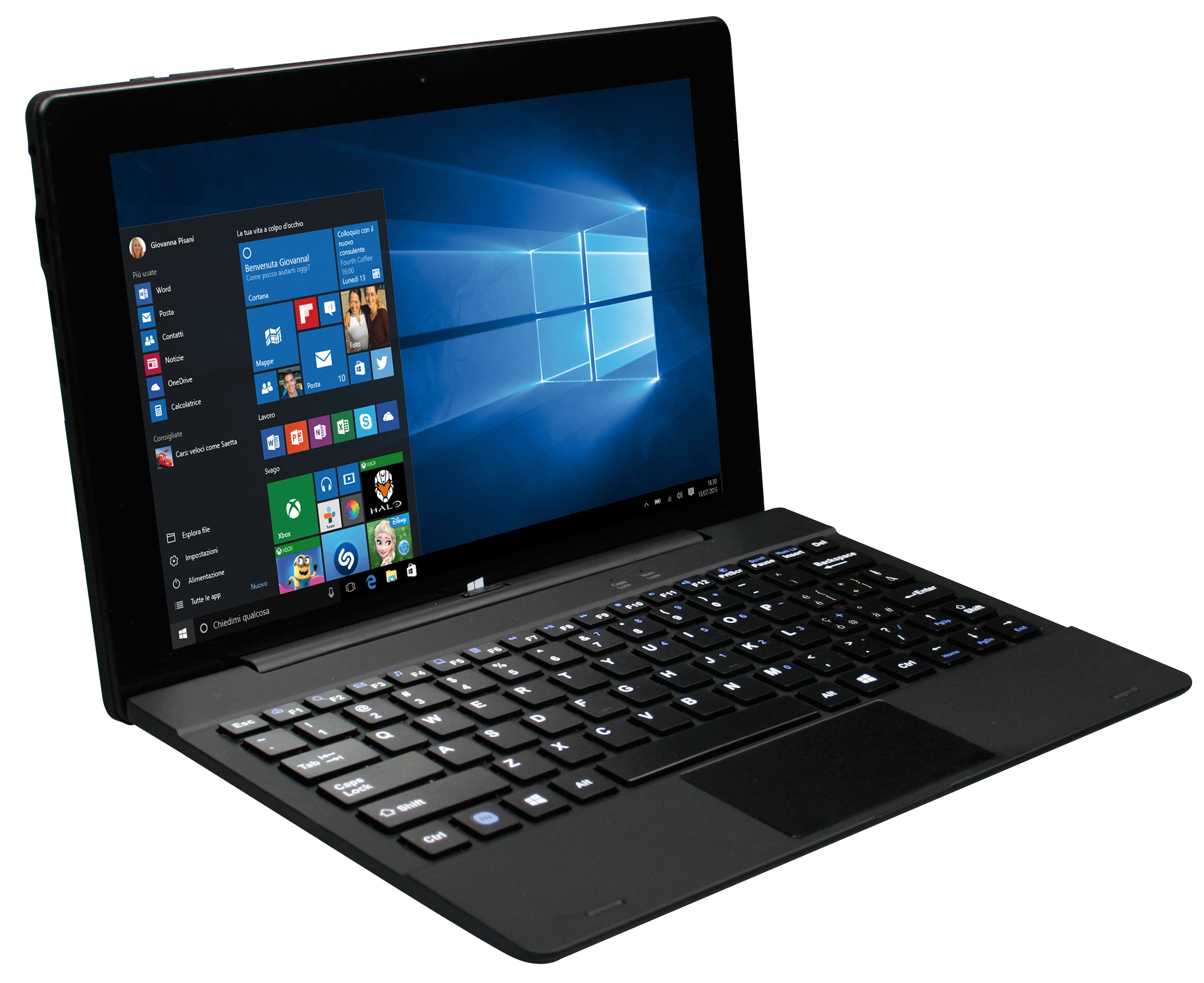 Mediacom WinPad X120 Intel Atom&reg; 32 GB 25,6 cm (10.1") 2 GB Wi-Fi 4 (802.11n) Windows 10 Home Nero