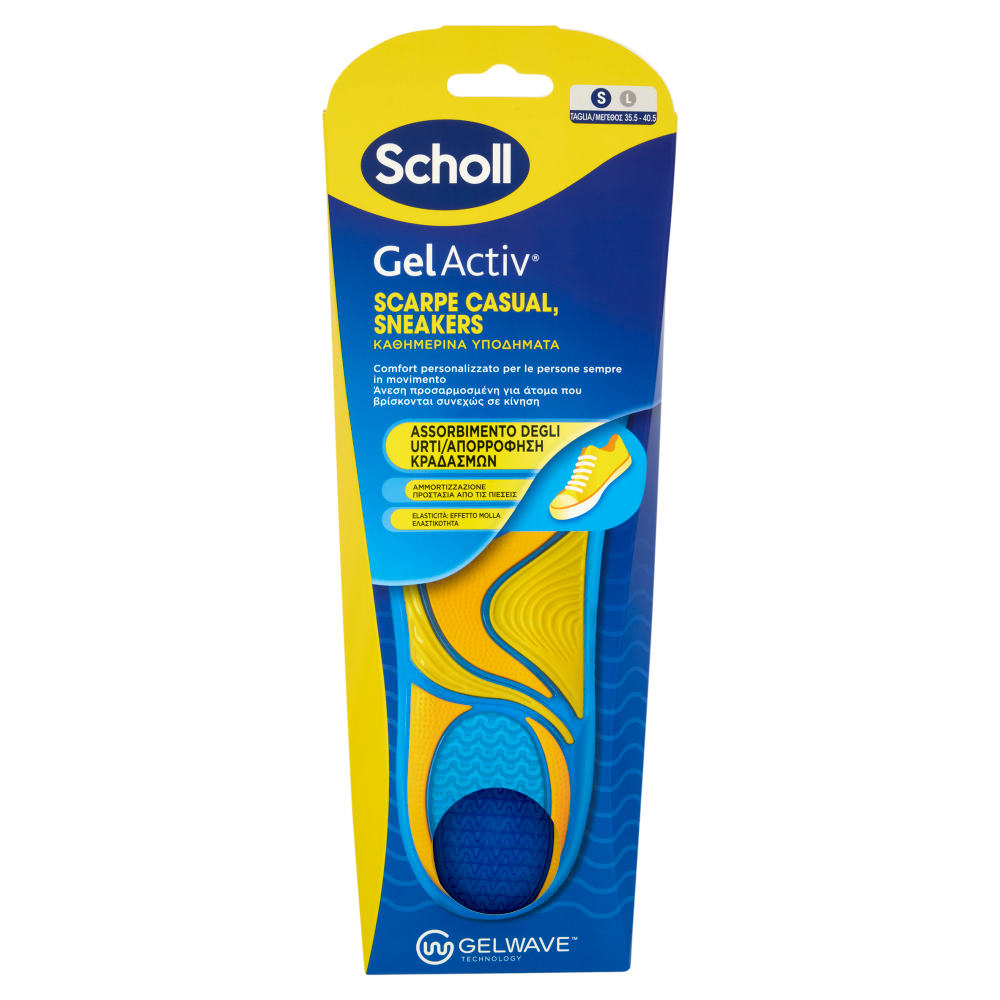 Scholl GelActiv Scarpe Casual, Sneakers S Taglia 35.5 - 40.5 1 Paio