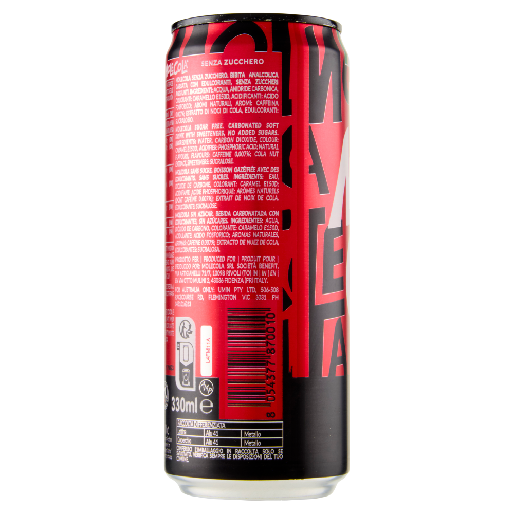 MoleCola Senza Zucchero 330 ml