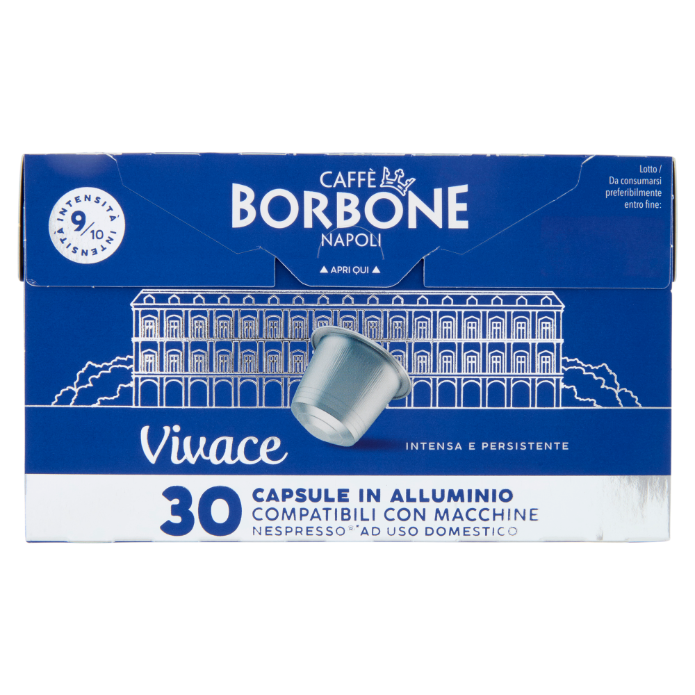 Caffè Borbone Vivace Capsule in Alluminio Compatibili Nespresso* 30 x 5 g