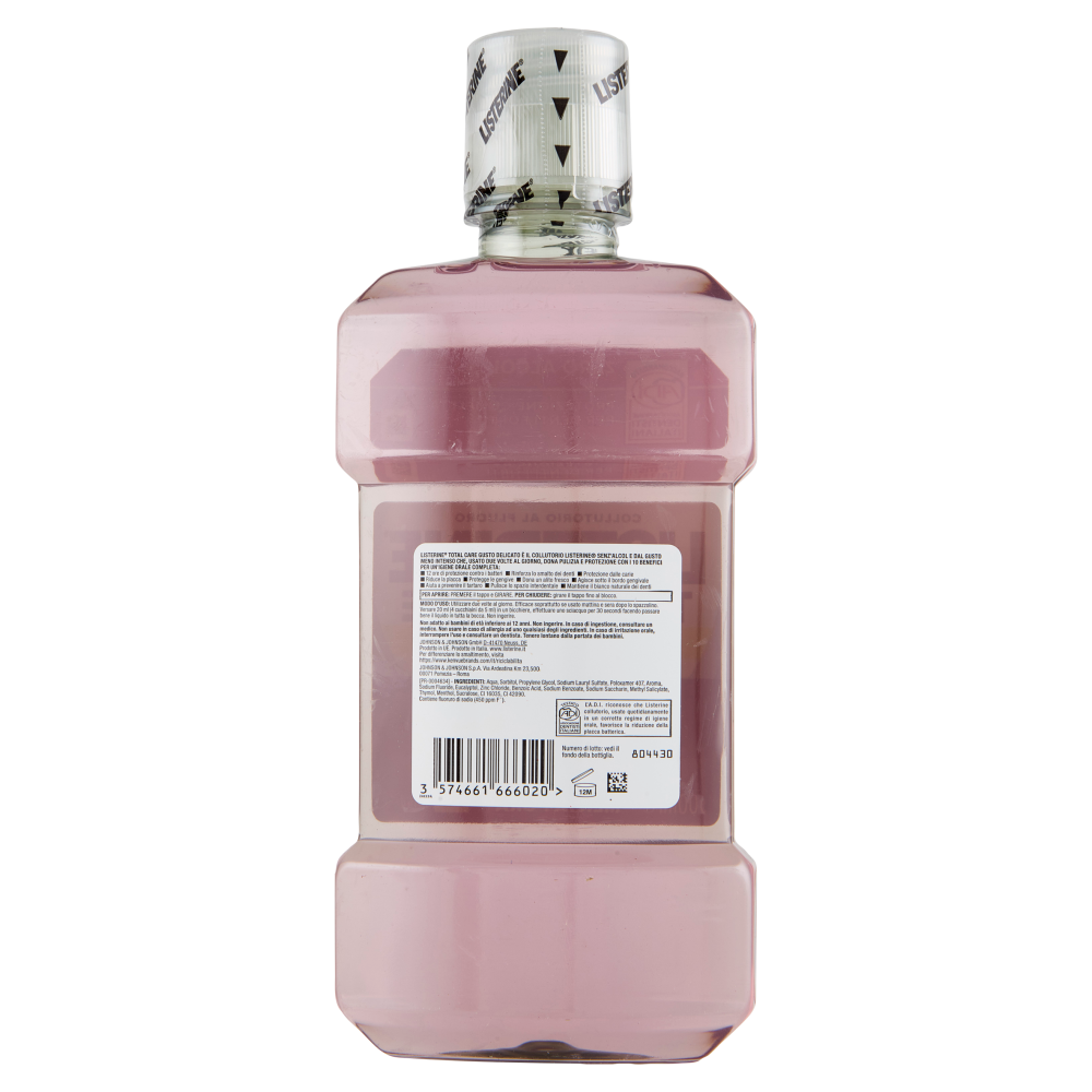 Listerine Total Care Gusto Delicato Zero Alcol 500 ml