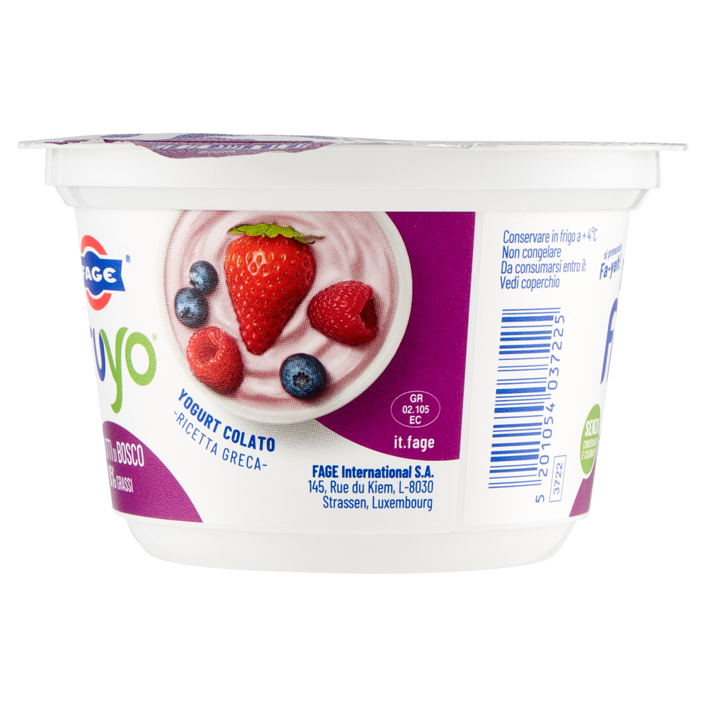 Fage fruyo Frutti di Bosco 0% Grassi 150 g