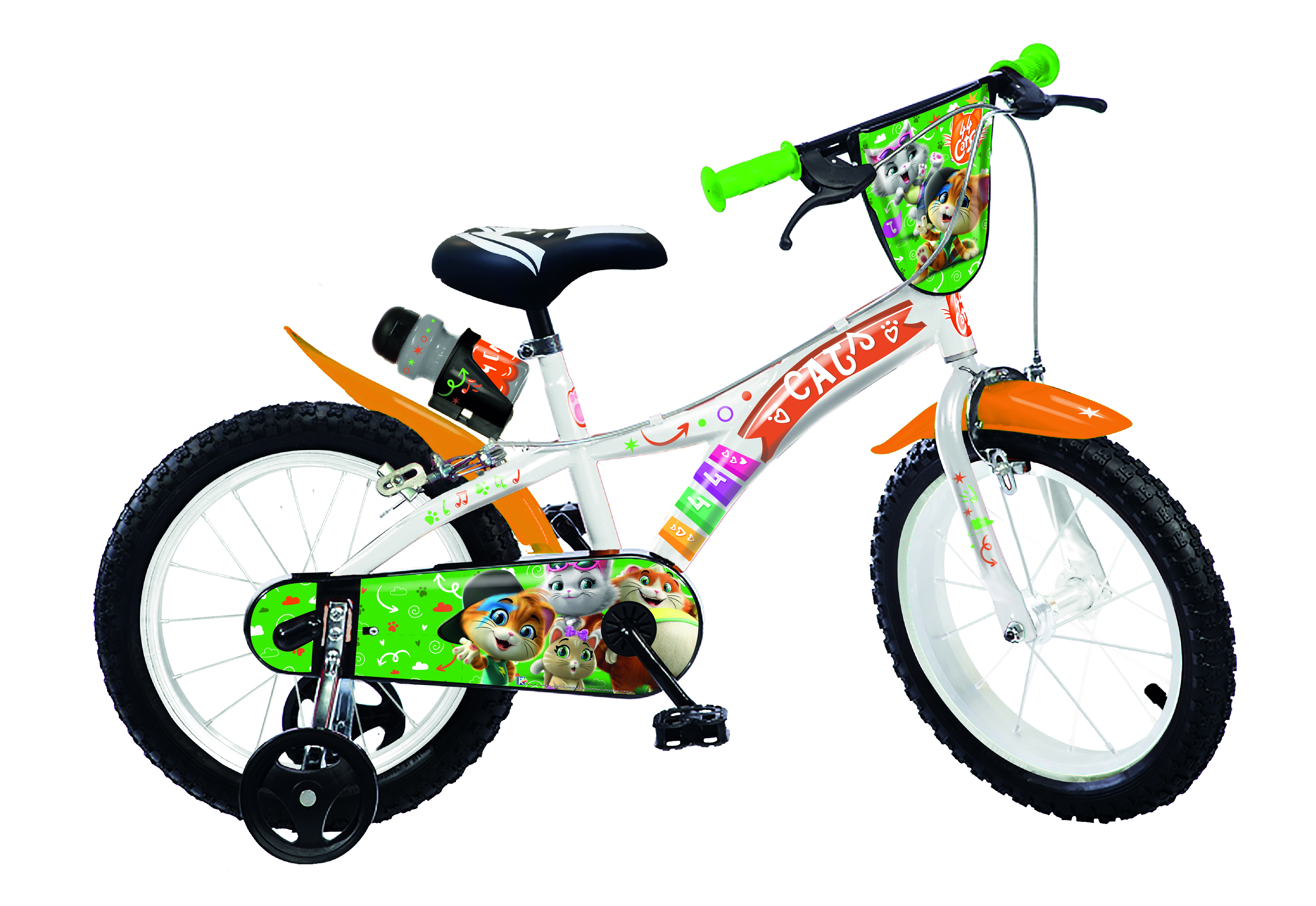 Carrefour Bicicletta 44 GATTI 14'' bimbo e bimba | Carrefour