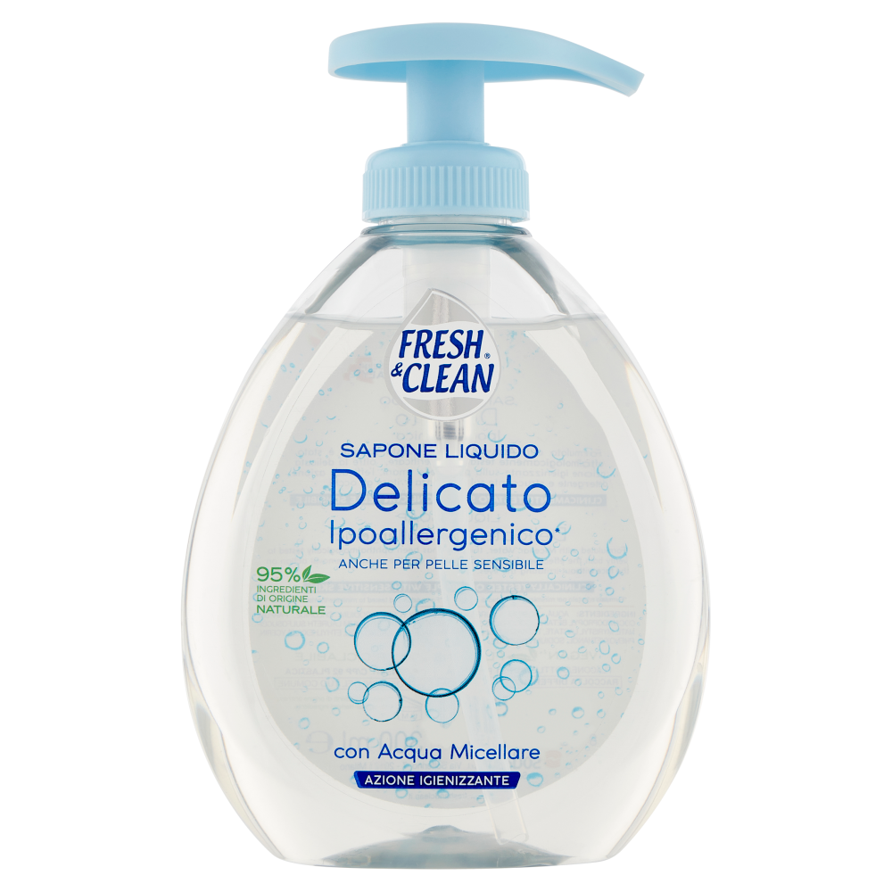 Fresh & Clean Sapone Liquido Delicato con Acqua Micellare 300 ml