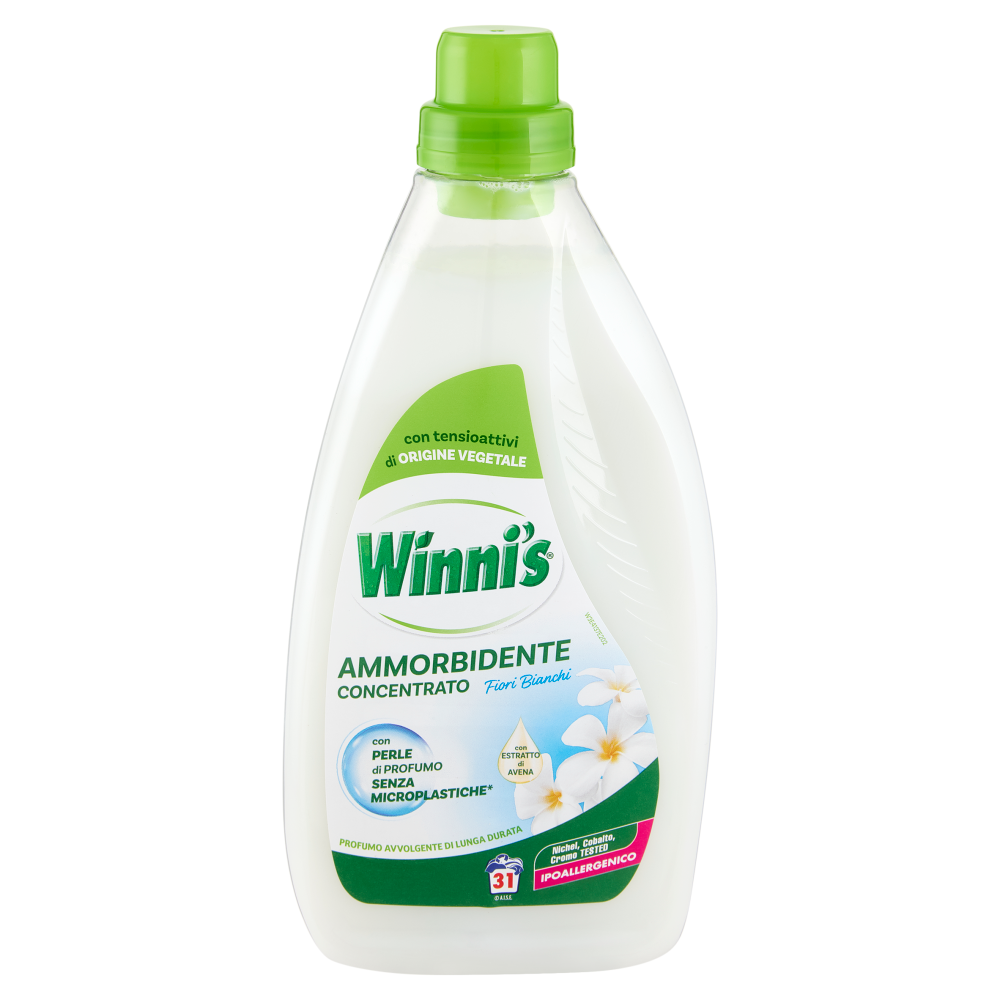 Winni's Ammorbidente Concentrato Fiori Bianchi, 31 Lavaggi, 775 ml