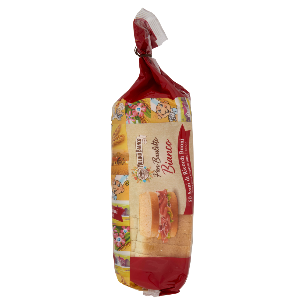Mulino Bianco Pan Bauletto Bianco Pane Ideale per Panini 400g