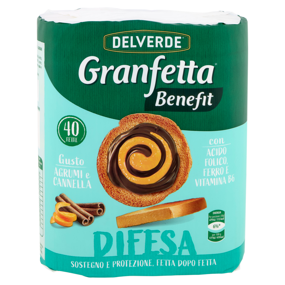 Delverde Granfetta Benefit Difesa 40 Fette 300 g