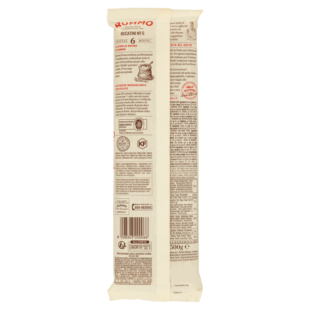 Rummo Bucatini N° 6 500 g