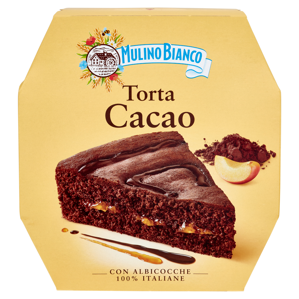 Mulino Bianco Torta Cacao con Albicocche 100% Italiane 590g