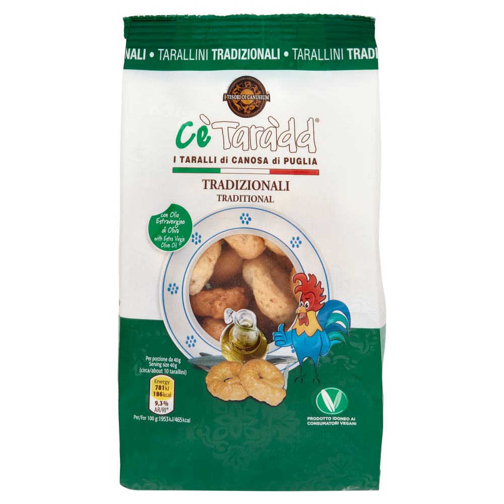 Cè Taràdd i Taralli di Canosa di Puglia Tradizionali 225 g