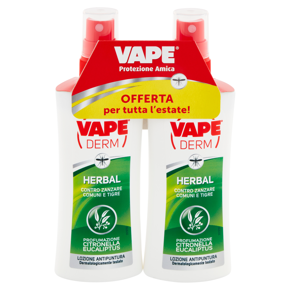 VAPE Derm Herbal Lozione Bipacco 2 x 100 ml Carrefour