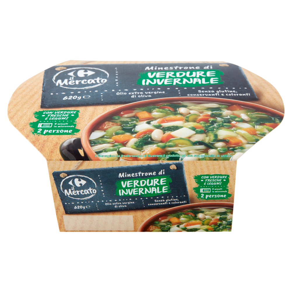 Carrefour il Mercato Minestrone di Verdure Invernale 620 g